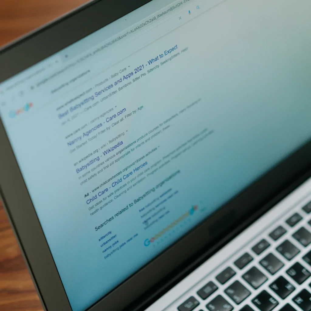 Voorbeeld van een Google Bedrijfsprofiel voor een coach in lokale zoekresultaten